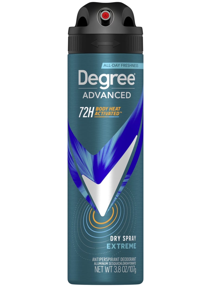 Degree Men MotionSense Antiperspirant Deodorant Dry Spray – Extreme (107 g) - Image 1